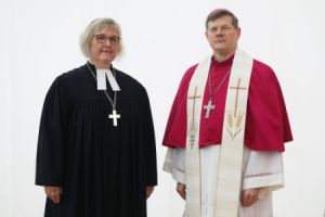 Landesbischöfin Heike Springhart, Erzbischof Stephan Burger