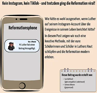 Bild: oer.community/luther-influencer Luther als Influencer