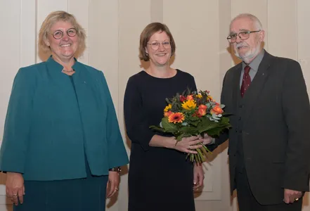 Landesbischöfin Heike Springhart, Silke Dangel, Synodalpräsident Axel Wermke
